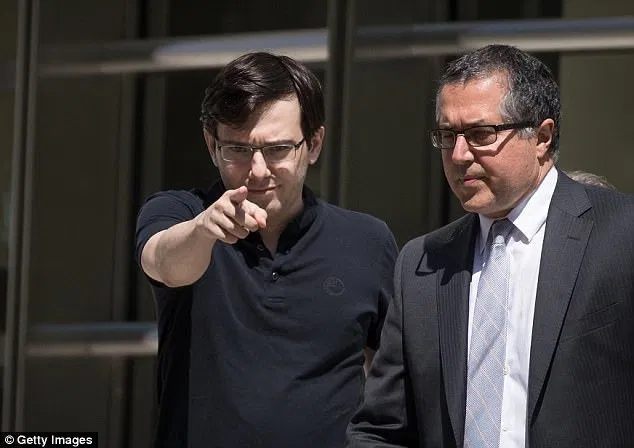 Shkreli, 34 (pictured exiting the courthouse), told 'lies upon lies,' including claiming he had $40 million in one of his funds at a time when it only had about $300 in the bank, Assistant US Attorney Alixandra Smith said in closing arguments