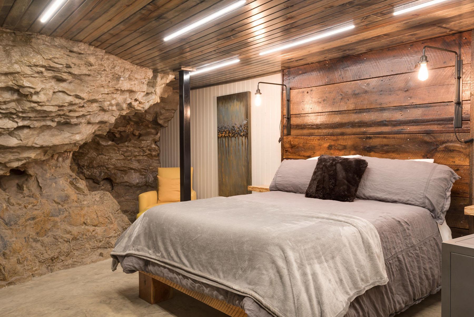  The unusual abode offers four luxurious bedrooms and four bathrooms